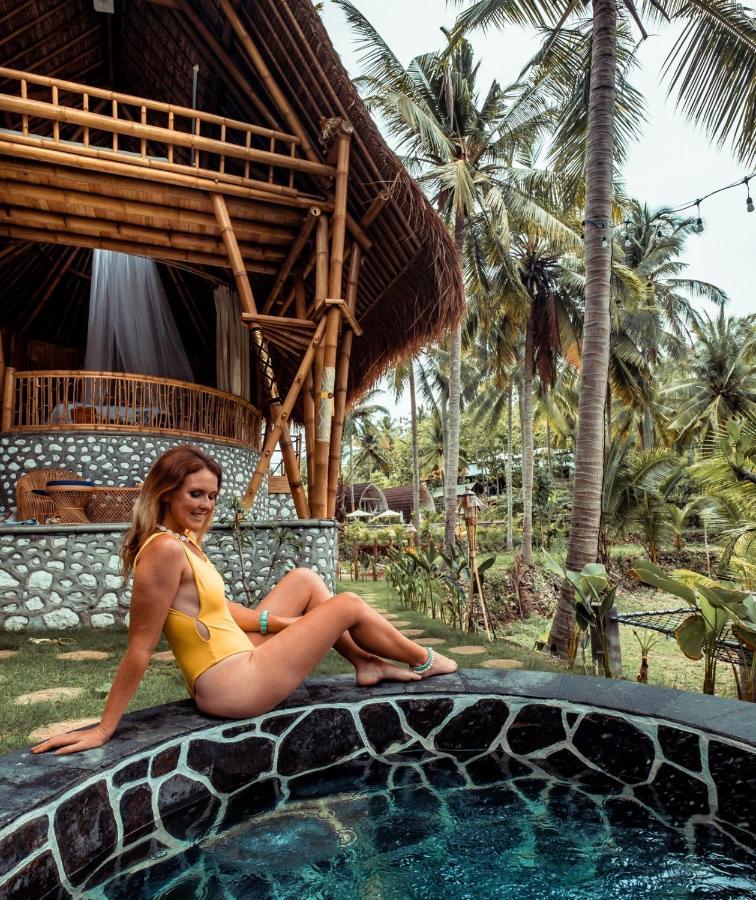 La royale Romantic Bamboo Villas Klungkung Esterno foto